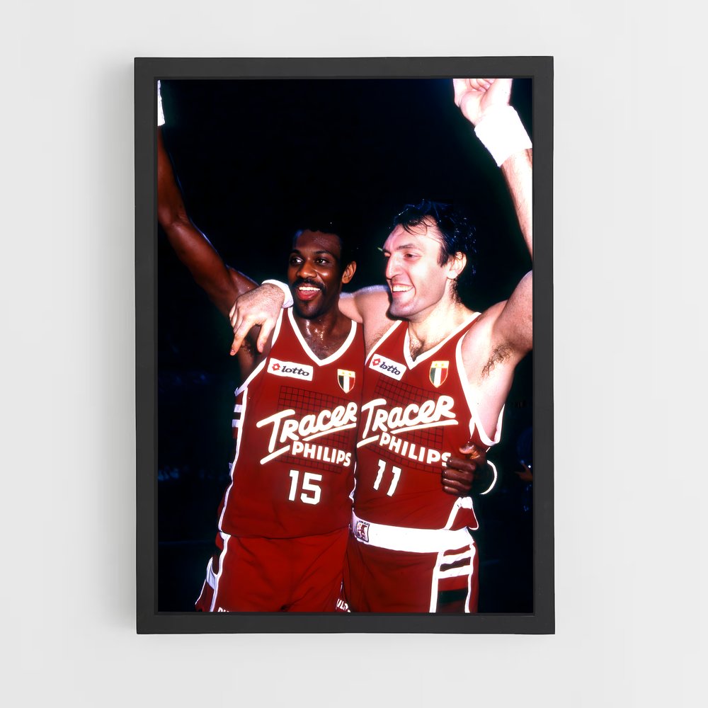 Poster Élans en Action – affiche Basketball (vue 2)